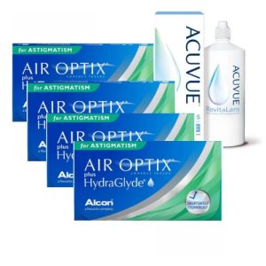 Air Optix Plus Hydraglyde For Astigmatism 4 kutu