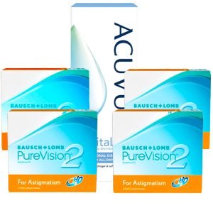 PureVision 2 HD for Astigmatism Kampanya 4 Kutu